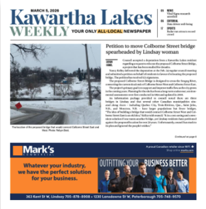 Kawartha Lakes Weekly cover
